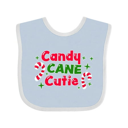 

Inktastic Christmas Candy Cane Cutie with Candy Canes Boys or Girls Baby Bib