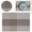 B1_4pc Beige 11.81x17.71in, variant on FURNIX Gray 11.8X17.7In Bordered Textured Placemats Set Of 4,Vinyl Woven Table Mats,Heat Resistant Placemats,Kitchen Coffee Table Cover,Plastic Waterproof Decorative Placemats,Wipeable Durable Mats