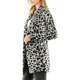 thumbnail image 2 of Mint Plus Pink- Women's Casual Lightweight Open Front Cardigans with Pockets and Soft Basic Drape Long Sleeve Sweater, 2 of 5