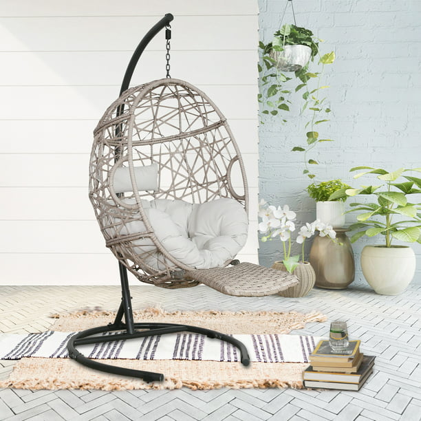 Ulax Furniture Outdoor Hanging Swing, Hanging Swing Chair Outdoor