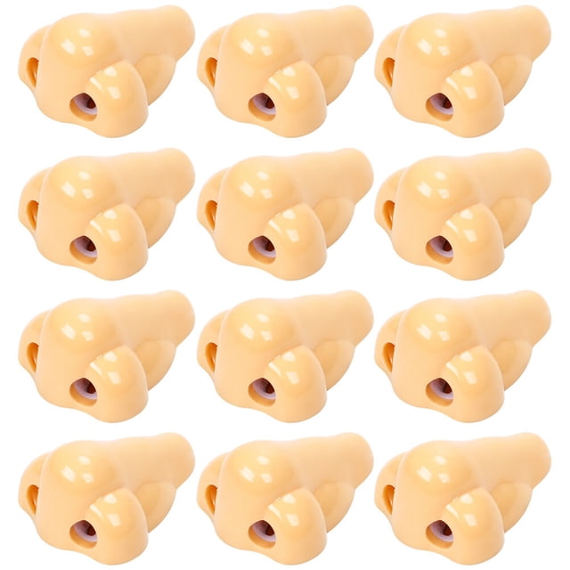 MasteelfCA 12Pcs Nose Pencil Sharpener Creative Pen Planer Office Stationery Christmas Gift