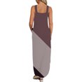 thumbnail image 3 of Robe Sexy Design d'Été pour Femmes Robe Décontractée Sans Manches Col en V Longue Robe Cottagecore en Solde, 3 of 5