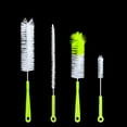 thumbnail image 3 of Water Bottle Cleaner Brush Set 4 Pcs Long Handle Bottle Washer Cleaning Brush With Straw Brush Kettle Spout Lid Cleaner Brushes For Narrow Neck Beer Bottles Sports Green, 3 of 4