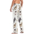 thumbnail image 5 of GZHJMY Men’s Cotton Pajama Pant – Cat Watercolor Print Lounge Pjs Bottom with Pockets Drawstring, Pajama Bottoms for Home and Rest, Large, 5 of 5