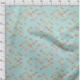 thumbnail image 4 of oneOone Rayon Sky Blue Fabric Geometric Craft Projects Decor Fabric Printed By The Yard 56 Inch Wide-ZI, 4 of 5