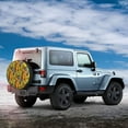 thumbnail image 5 of Kdxio Dancing African Womens for Tire Cover Wheel Protectors Tyre Covers Weatherproof Wheel Covers Universal Fit for Trailer Rv SUV Truck Camper Travel Trailers 14 inch, 5 of 5