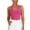 Hot Pink, variant on ibuvkizy Fashion Women's Summer-Neck Sleeveless Solid Casual Tank Top Blouse