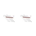 thumbnail image 1 of Injueey Clothes Pants Trouser Hanger Closet Multi  Rack Layer Storage 2piezas Rosa, 1 of 1
