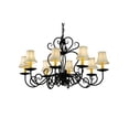 thumbnail image 2 of Meyda Tiffany 137699 Corrina 8 Light 36" Wide Chandelier - Black, 2 of 5