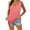Pink Tops for Women, variant on HAPIMO Women's Trendy Loose Cotton Lined Tank Tops Button for Teen Girls Solid Color Summer Tees Sleeveless Round Neck Shirts Casual Relaxed Workout Blouses Black L