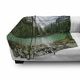 thumbnail image 3 of Landscape Soft Flannel Fleece Throw Blanket, Canada Ohara Lake Yoho National Park with Mountains Nature Scenery Art Photo, Cozy Plush for Indoor and Outdoor Use, 50" x 60", Multicolor, by Ambesonne, 3 of 6