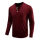 thumbnail image 3 of Camiseta Henley Casual Para Hombre Playera De Solapa Frontal, 3 of 6