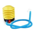 thumbnail image 1 of MasteelfCA Portable Mini Inflatable Toy Balloon Foot Air Pump Inflator Single Pipe (Yellow+Blue), 1 of 6