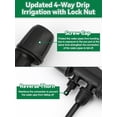 thumbnail image 3 of Locked Barbed Tee Connectors /\uD to /\uD Drip Irrigation Fittings Kit /mm to /mm Tube Lock Female Connector Way Barbed Lock Irrigation Parts for Watering System, 3 of 7