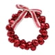 thumbnail image 5 of Guirnalda de campanas navideñas, adorno colgante de pared, corona artificial, decoración navideña Rojo, 5 of 9