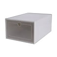 thumbnail image 2 of 50% off,Transparent Plastic Shoe Box Organizer Shoe Box Flip Lid Drawer Shoe Box Household Shoe Organizer Thickened, 2 of 6