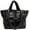 Black, variant on Kukuzhu Puffer Shoulder Bag for Women Soft Down Cotton Padded Tote Bag Chic Satchel Hobo Bag Designer Purse
