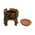 thumbnail image 2 of jinwen Fish Tank Hideout Decorative Decor Habitat Basking Area for Frog Betta Snake W1234, 2 of 9
