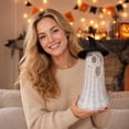 thumbnail image 7 of Rattan Witch Hat and Wicker Ghost Halloween Decor,Handwoven Ornament for Home Party Porch(E), 7 of 7