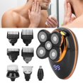 thumbnail image 1 of Maquinilla De Afeitar Multifuncional, Afeitadora De Cabeza Calva, Kit De Aseo Con Carga USB Impermeable, Cortadora De Cabello Flotante Con Peine Guía Para Hombres Para Viajes A, 1 of 7