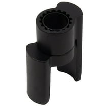 DoorSaver 3 Bumperless Hinge Pin Door Stop in Black Finish
