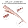thumbnail image 2 of 12 Pcs Large Hair Clips Women Plastic Duckbill Hair Clips Hair Clips Styling Metal Duckbill Clips Salon Hair Clips, 2 of 3