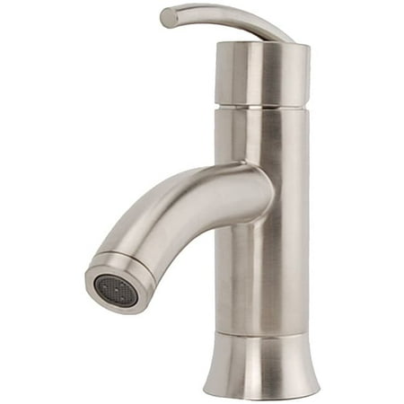 Fontaine Vincennes Brushed Nickel Single-hole Bathroom Faucet - Silver