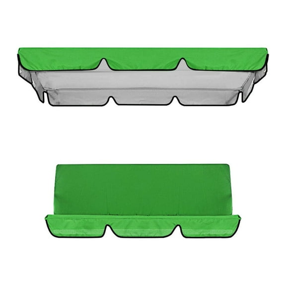 Replacement Canopy Swing Seat Chair of 3 Seaters Waterproof/Uv Resistant Patio Garden Swing Top Hammock Cover Roof for Outdoor Yard Poolside Balcony