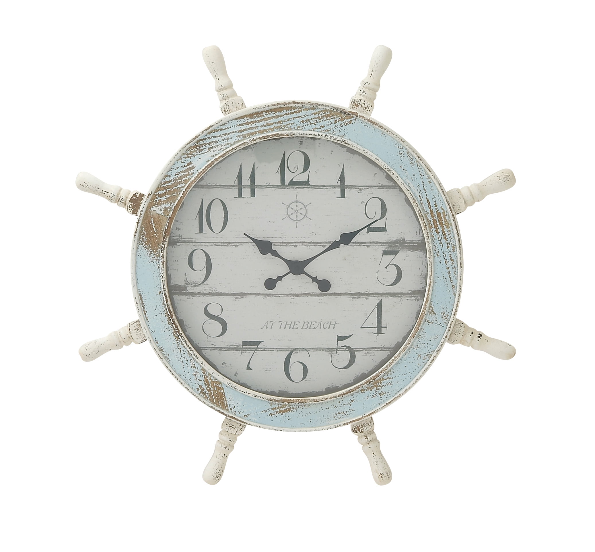 Nautical Wood Anchor Wall Clock