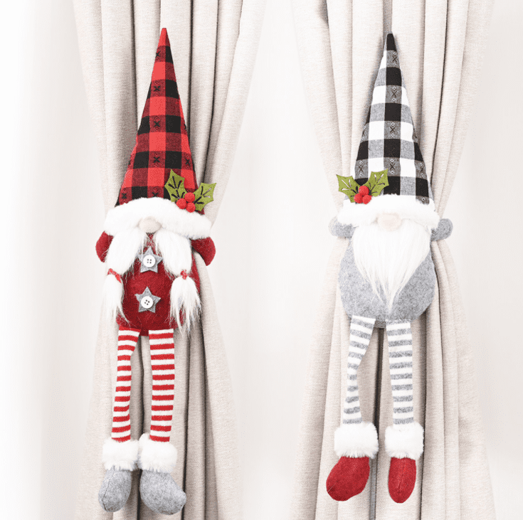 Details about   2Pcs Santa Faceless Doll Christmas Tree Hanging Pendant Decoration Children Gift 