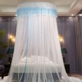 thumbnail image 4 of TOPRenddon Mosquito Net for Bed, King Size Bed Canopy Hanging Curtain Netting, Princess Round Hoop Sheer Bed Canopy for All Kids Baby Cribs and Adult Beds Fit Twin, Full, Queen, 4 of 6