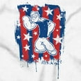 thumbnail image 2 of Patriotic Popeye The Sailor Man Plus Size Graphic Tank Top Brisco Brands 2X, 2 of 5