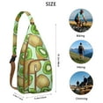 thumbnail image 3 of Cute Kiwi Fruit Hiking Backpack – Watercolor Kiwi Design, Lightweight & Comfortable Outdoor Bag for Hiking, Travel, and Adventures – Kawaii Green Kiwi Print, 3 of 4
