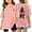 Pink, variant on Children Graphic T Shirt Casual Loose Fit Short Sleeve Tee with Print Comfortable Blend Top for Kids Toddler and Youth Girls Top Pack Baby Girls Tops Toddler Girl Long Sleeve Shirt 6 Birthday Shirt