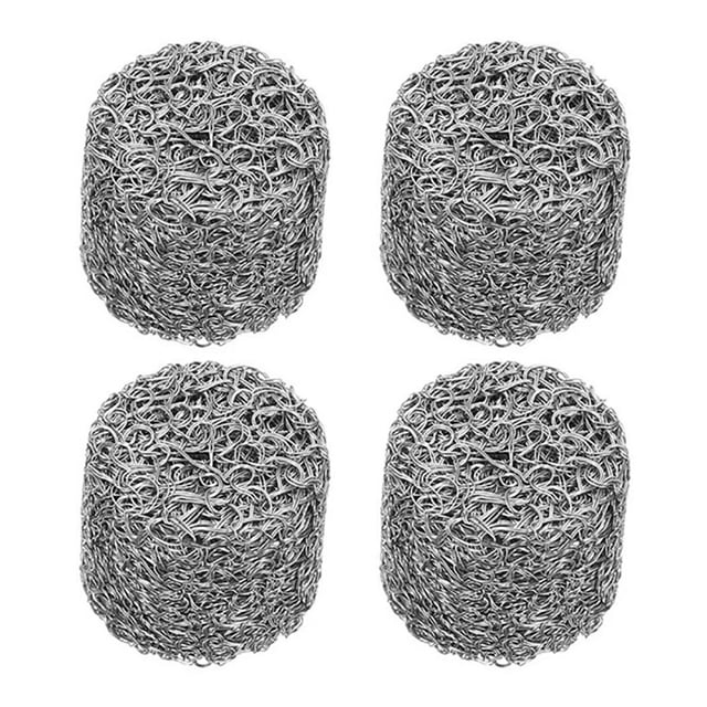 Kenally Filtro de espuma de acero inoxidable de 4 piezas, lavadora de alta presión, rociador de de coches, filtros generadores, Herramientas eléctricas