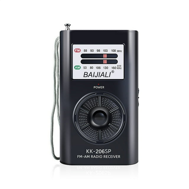 Portable Radio AM FM Battery Operated Radio With Speaker Long Range Reception Transistor Radio For Indoor Outdoor