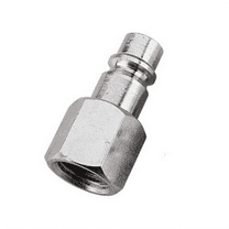 Milton Industries HI-Flo V-Style 1/4" FNPT Steel Plug