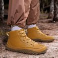 thumbnail image 4 of Mens Wide Toe Barefoot Boots with Zero Drop Sole for Outdoor Camping Hiking Walking Non- Waterproof, 4 of 6