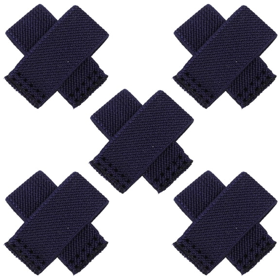 BESTYASH 10Pcs Navy Canvas Elastic Belt Loops for Duty Belt Strap and Backpack Webbing Organizers