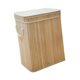 thumbnail image 5 of Cesta de bambú para la ropa sucia con tapa, cesta de almacenamiento para dormitorio , sala de estar Madera, 5 of 9