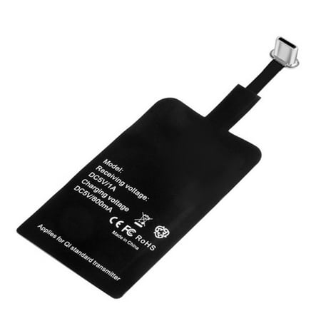 Universal Qi Wireless Charger Adapter Receiver Module for Android iPhone Type C;Universal Qi Wireless Charger Adapter Receiver for Android iPhone Type C