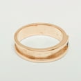 thumbnail image 3 of LBG British Made 18k Rose Gold Natural Sapphire Mens Band Ring - 25 size options - Size 6.75, 3 of 6