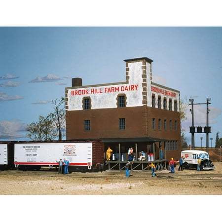 Hull Kit - Walthers Cornerstone HO Scale Building/Structure Kit Brook Hill Farm Dairy