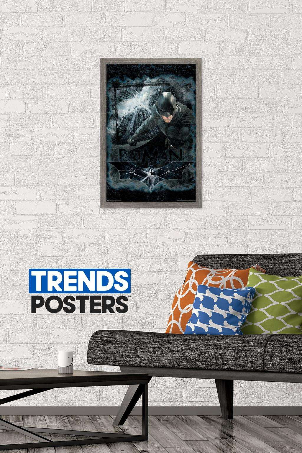 DC Comics Movie - The Dark Knight Rises - Batman Wall Poster, 14.725" x 22.375", Framed