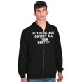 thumbnail image 5 of Do Not Carrot Beet It Vegan Pun Gym Zip Up Hoodie Men's Women's Brisco Brands L, 5 of 6