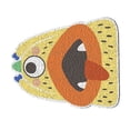 thumbnail image 4 of Estera para residuos de gatos, evita resbalones, forma bonita, suave, protección del medio ambiente, almohadilla para atrapar arena para gatos, caja de arena para gatos, pera, 4 of 5
