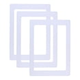 thumbnail image 1 of Marco de fotos magnético Uxcell de 5 x 7 pulgadas, 3 piezas, marco magnético reutilizable para refrigerador, blanco, 1 of 7