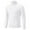 White, variant on HAiming Mens Ribbed Slim Knitted Sweater Solid Color Long Sleeve Turtleneck Plus Size Casual Pullover Tops Blouse