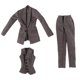 thumbnail image 1 of 3x 1:6 Ropa para muñecas femeninas de 12 pulgadas para vestir figuras de acción femeninas Gris, 1 of 9