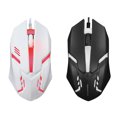 thumbnail image 2 of babydream1 USB Wired Optical Gaming Mouse 1200DPI 3 Buttons LED Luminous Mouse Portable Game Mice for PC Computer Laptop Black 1Set, 2 of 6